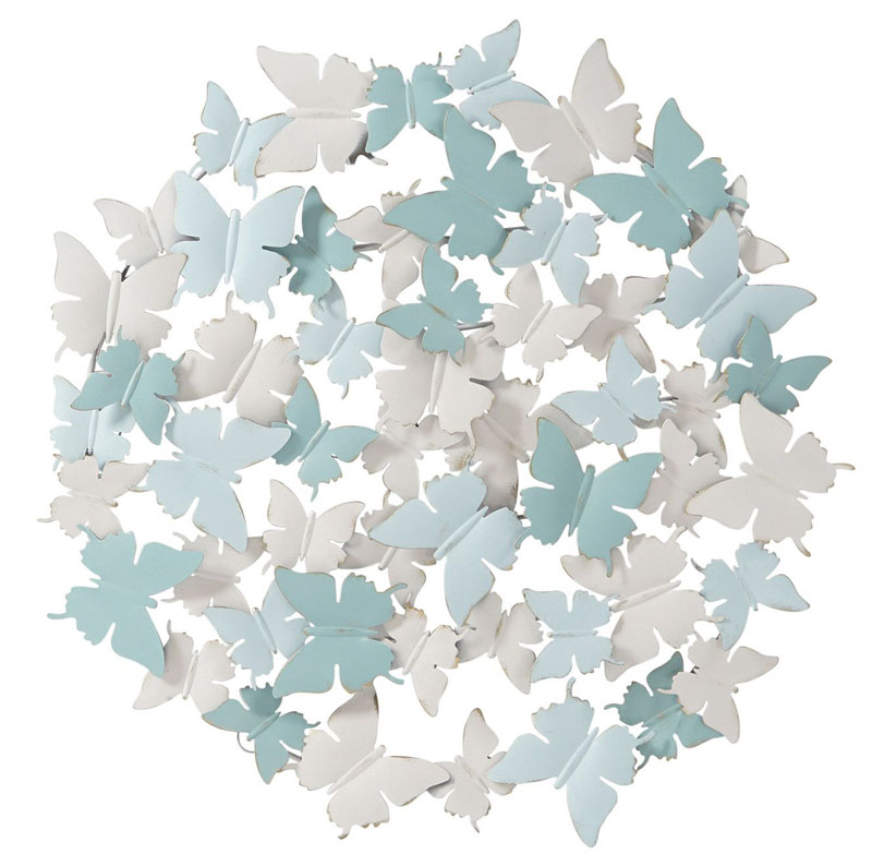Pannello ferro farfalle art DP-178352 diam70cm €99