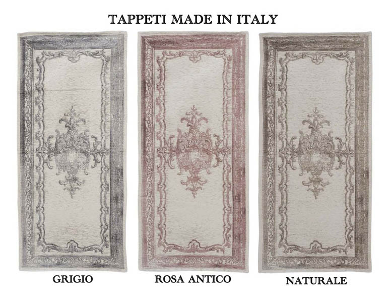Tappeto Blanc Mariclò serie Teatro art A2726799 gommato lavabile in lavatrice 65x150cm € 73