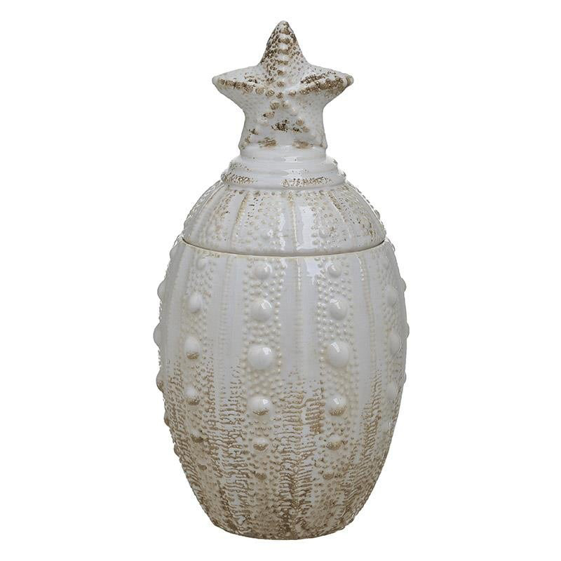 Vaso con coperchio art 3-70-984-0024 ceramica diam14x27h €35