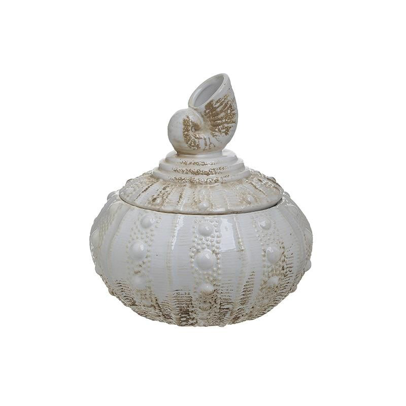 Vaso con coperchio art 3-70-984-0026 ceramica diam17x19h €35