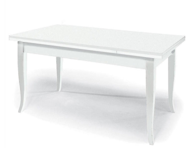Tavolo allungabile bianco opaco art 1004 120-200x80x78h €515