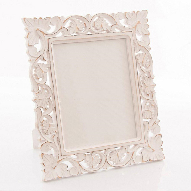 Portafoto intagliato art 17-SE8L legno 30×35 int20x25 €40